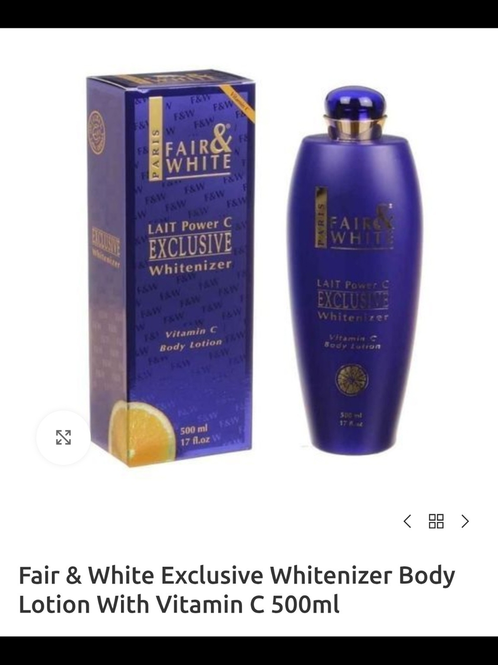 Exclusive Lait Power C Whitenizer Body Lotion - Purple (500 ml)